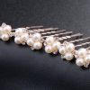 Wedding Jewelry Simple New Bride Headdress Pearl Rhinestone Hairpin Pin Wedding Jewelry Accessories - Image 3