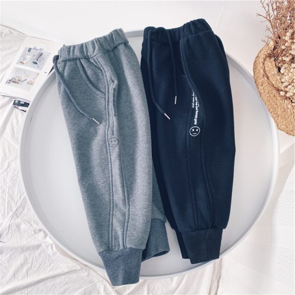 Western Style Winter Boy Plus Velvet Thick Casual Pants - Image 4