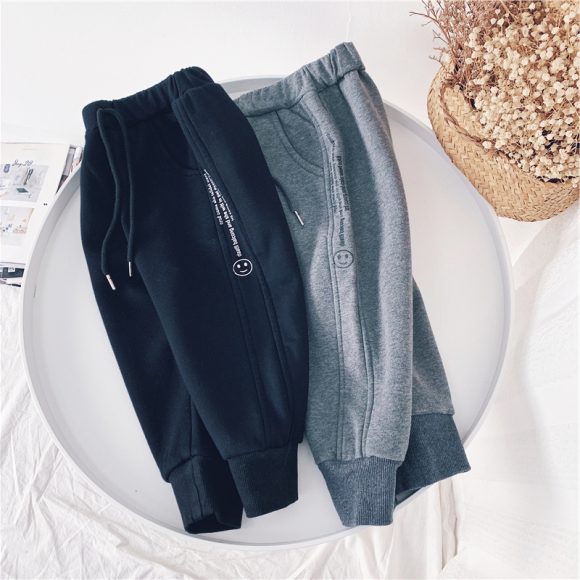 Western Style Winter Boy Plus Velvet Thick Casual Pants - Image 3