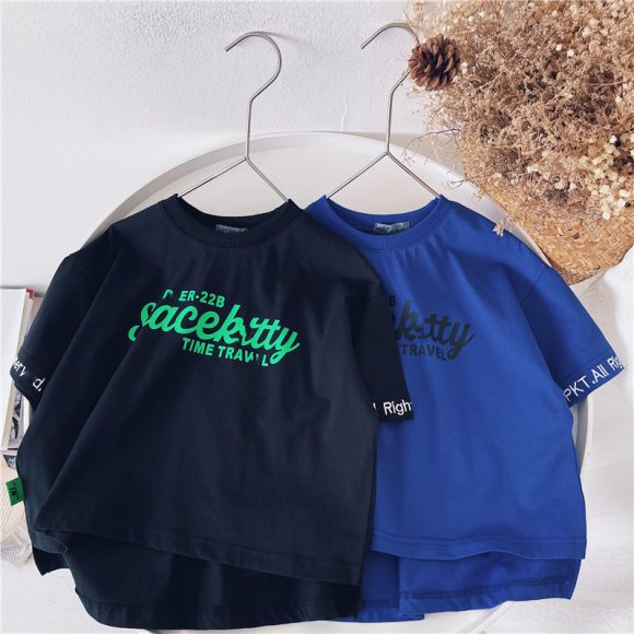 Short-sleeved Korean Baby Tops Children's Cotton T-shirts - Image 4