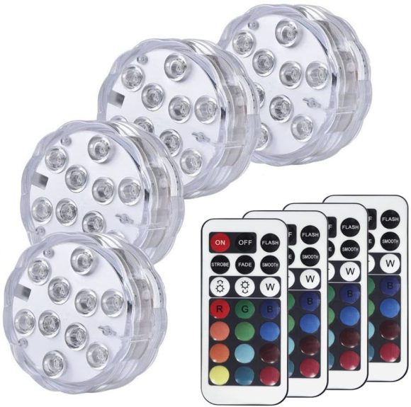 Garden Decoration Swimming Pool Waterproof 21 Button Remote Control Diving Light - Image 2