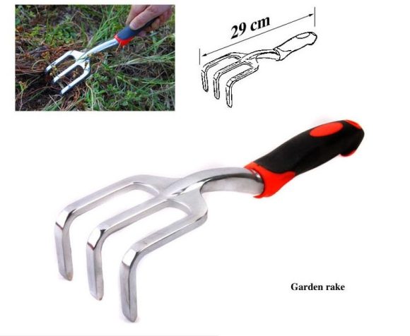 Mini Bonsai Tools Gardening Hand Tools Kit with Tote Bag Elbow Branch Nail Rake Spade Spraying Pot for Gardeners - Image 4