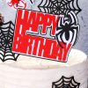 Cake Decoration Spider Spider Web Spider Plugin Children's Birthday Cake Insert Card - Image 5