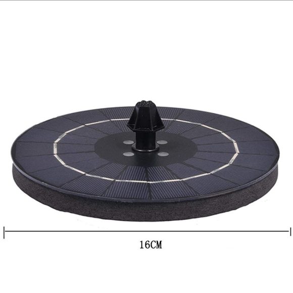Solar Fountain Pump Fountain Light Round Floating Fountain Pump Color LED Light - Image 4