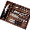 Black Walnut Western Cutlery Storage Box - Image 5