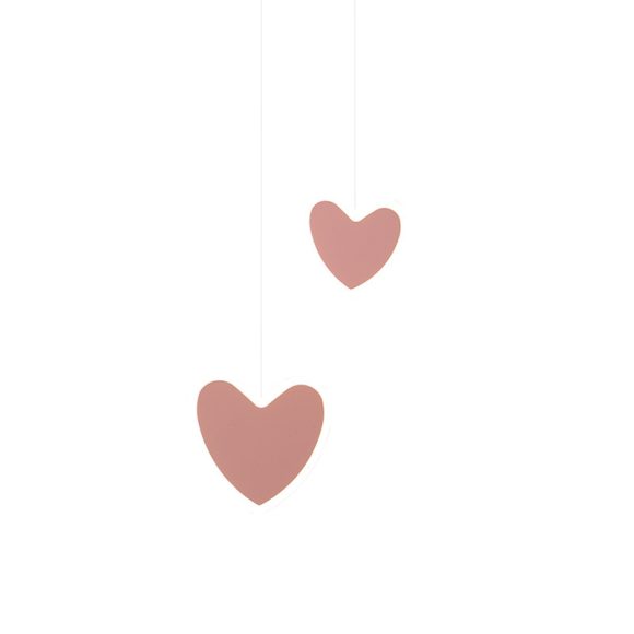 Creative Heart-shaped Butterfly Flower Children's Room Ceiling Lamp Chandelier Bedroom Lamps - Image 4
