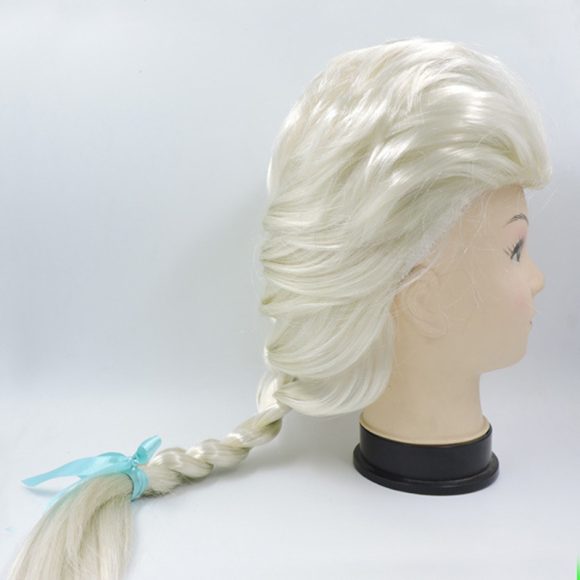 Halloween Masquerade Headdress Wave Brown Wig - Image 3