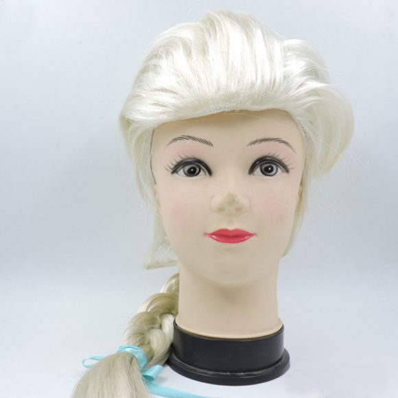 Halloween Masquerade Headdress Wave Brown Wig - Image 6