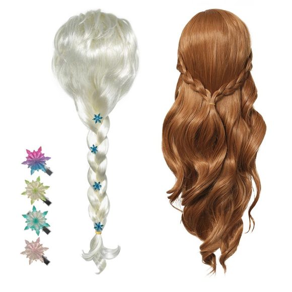 Halloween Masquerade Headdress Wave Brown Wig - Image 2