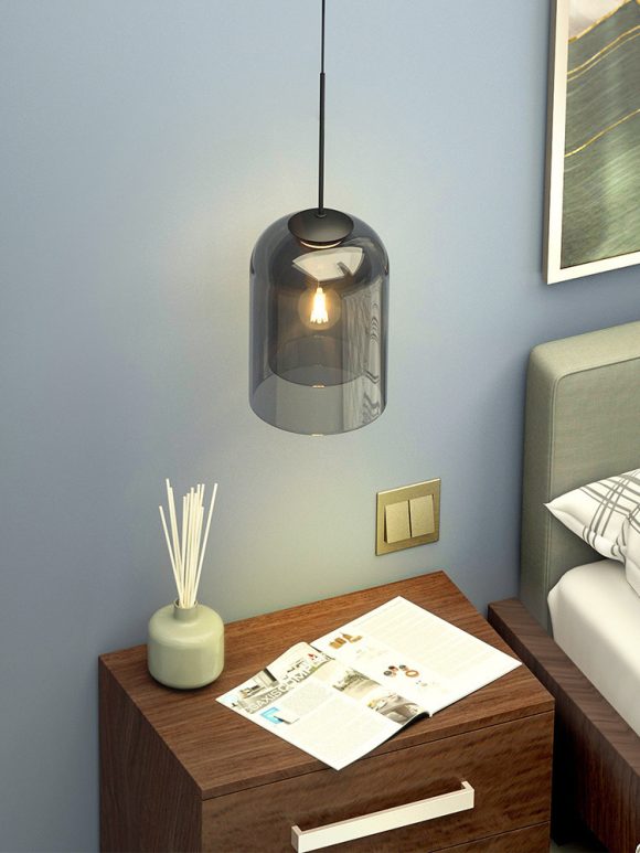 Nordic Wall Lamp Designer Villa Living Room Hotel Aisle Staircase Balcony Bedside Creative Glass Lamps - Image 7