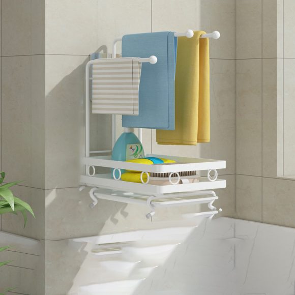 Kitchen Sink Supplies Toilet Bathroom Rag Storage Rack - Image 2