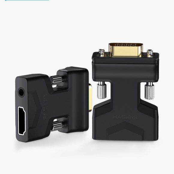 HDMI To VGA Converter Computer Monitor To TV Hami Female Port Vja Line High-Definition Adapter Set-Top Box - Image 2