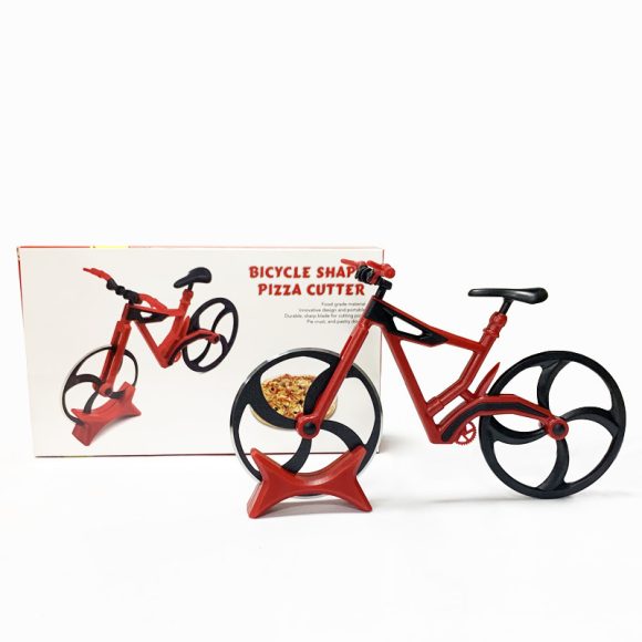 Color Boxed Stainless Steel Bicycle Pizza Cutter, Pizza Cutter, Cake Wheel, Fruit Cutter, Baking Tools - Image 5