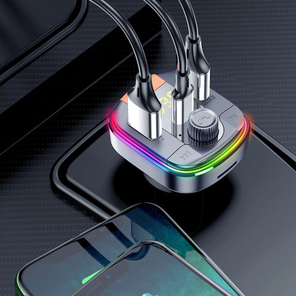 Car MP3 Bluetooth Player PD QC3.0 Fast Charge Car Charger - Image 4