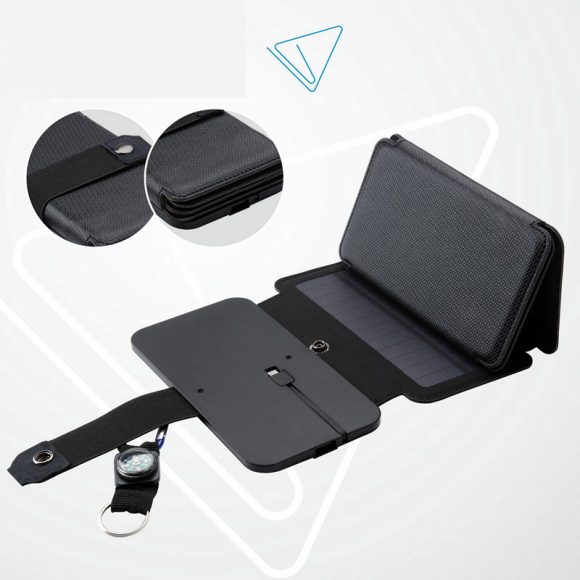 Solar Mobile Power Outdoor Mobile Phone Charger Direct Charging Waterproof Portable Solar Power Bank Bag - Image 6