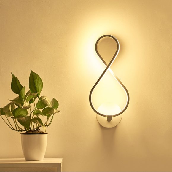 Simple And Creative Led Wall Lamp Musical Note Led Wall Lamp Background Wall Lamp Zhongshan Lamps Wholesale One On Behalf Of - Image 2
