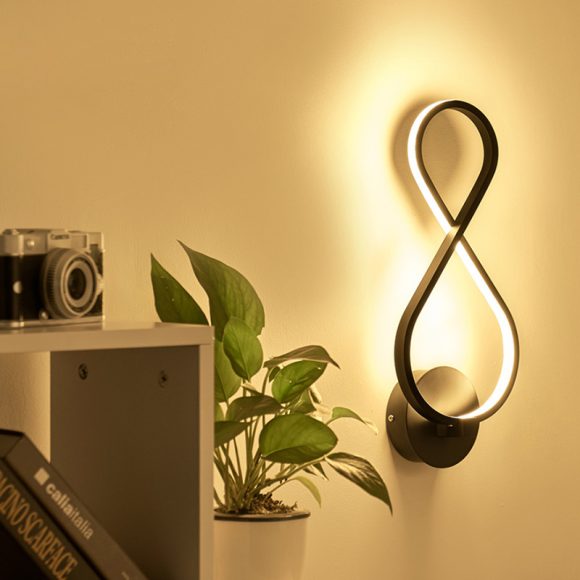 Simple And Creative Led Wall Lamp Musical Note Led Wall Lamp Background Wall Lamp Zhongshan Lamps Wholesale One On Behalf Of - Image 5