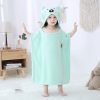 Infant Baby Bathing Hooded Bath Towel Cloak Cloak - Image 6