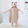 Infant Baby Bathing Hooded Bath Towel Cloak Cloak - Image 7