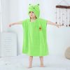 Infant Baby Bathing Hooded Bath Towel Cloak Cloak - Image 4