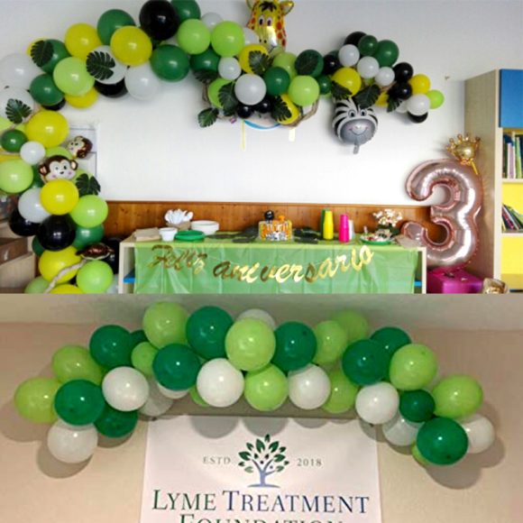 Animal Balloon Theme Party Scene Decoration Green Forest Series Balloons - Image 3