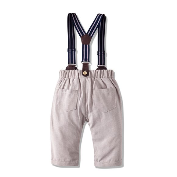 Autumn New Long Sleeve Khaki Suit Infant Clothing Boys' Gentleman Children'S Clothing - Image 2