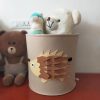 Cartoon Felt Storage Basket Toy Storage Bucket Portable Laundry Storage Basket - Image 5