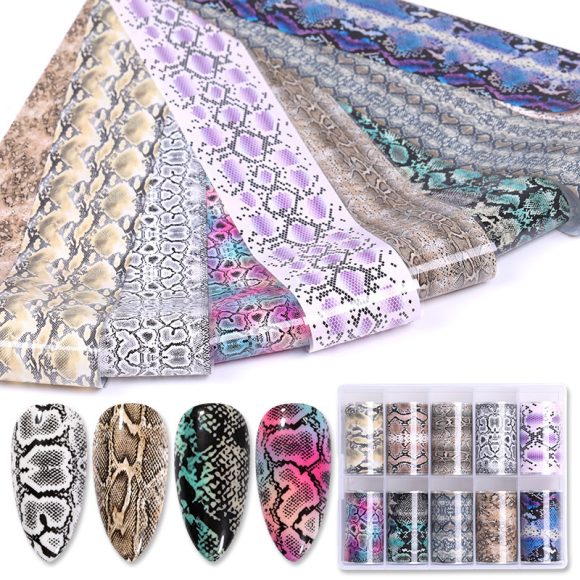 Ins Classic Manicure Nail Sticker Snake Star Set Sticker - Image 2