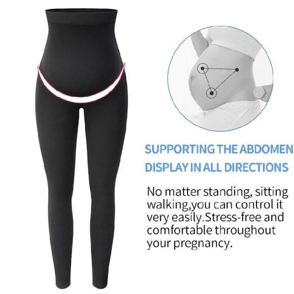 Maternity Leggings High Waist Pants Women Pregnancy Clothes - Image 8
