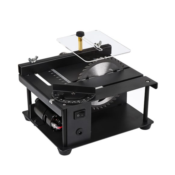 Miniature Precision Table Saw, Mini Electric Saw, Small Household Table Saw, Portable Woodworking Sliding Table Saw, Multifunctional Cutting Machine - Image 4