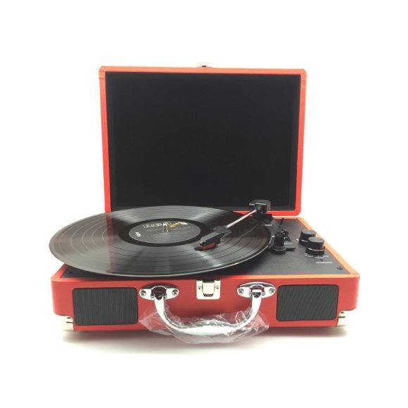 Portable Vinyl Record Player Retro Phonograph Creative Retro Bluetooth Speaker European Style Leather Case Record Player - Image 4
