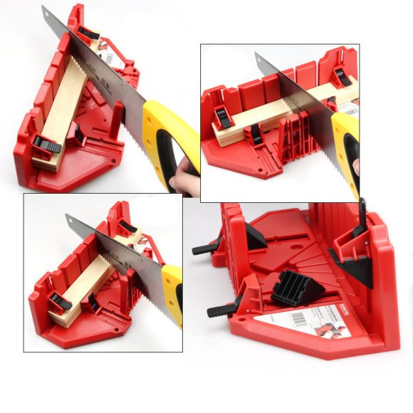 DURATEC Dexun Woodworking Miter Saw Cabinet Angle Saw 45 Saw Box Clip Back Saw Miter Saw Gauge Multifunctional Angle Cabinet - Image 2