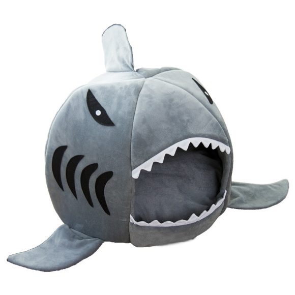 Creative Dual-Purpose Shark Pet Bed Small Dogs And Cats Warm Pet Bed - Image 4