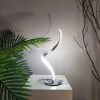LED Spiral Table Lamp Curved Desk Bedside Lamp Cool White Warm White Touch Dimming Desk Lamp For Living Room Reading Home Decor - Image 2