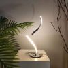 LED Spiral Table Lamp Curved Desk Bedside Lamp Cool White Warm White Touch Dimming Desk Lamp For Living Room Reading Home Decor - Image 4
