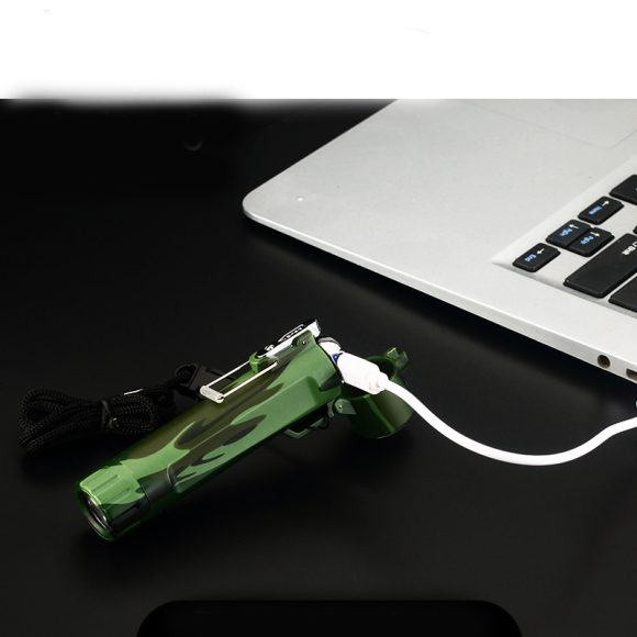 Outdoor Travel Compass Rechargeable Lighter Tube Waterproof Lighter Usb Pulse Lighter - Image 8