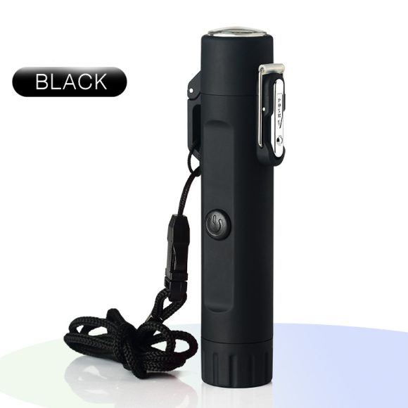 Outdoor Travel Compass Rechargeable Lighter Tube Waterproof Lighter Usb Pulse Lighter - Image 2