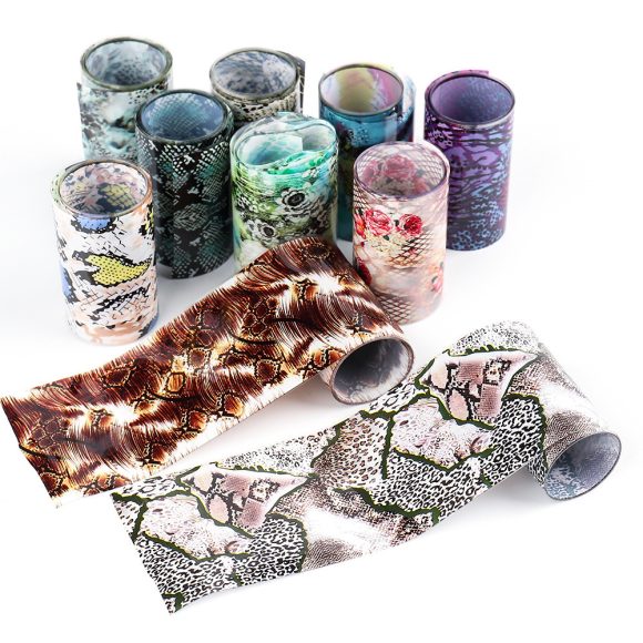 Nail Art Sticker Snake Skin Animal Grain Nail Star Paper Transfer Paper Laser Paper - Image 3