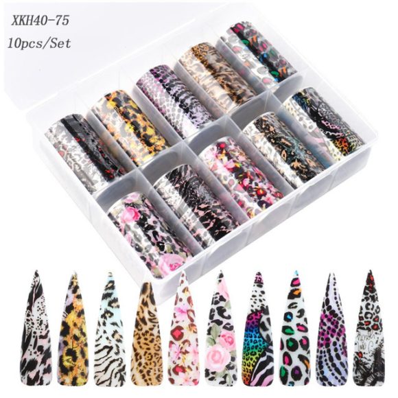 Nail Art Sticker Snake Skin Animal Grain Nail Star Paper Transfer Paper Laser Paper - Image 4