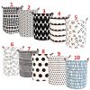 1pc Folding Laundry Basket Round Storage Bin Bag Large Hampe