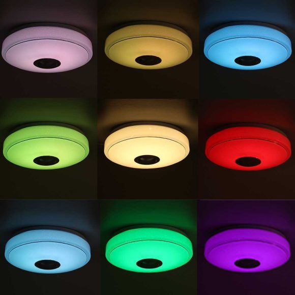 Tuya Wifi Smart Ceiling Light Led Colorful App Remote Control Bluetooth Lamps Alexa Google Home Cross-Border - Image 5