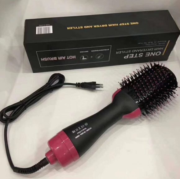 Multifunctional Hot Air Comb Amazon Cross-Border Three-In-One Hair Dryer Curler Straight Hair Comb Styling Comb - Image 9