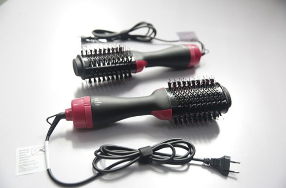 Multifunctional Hot Air Comb Amazon Cross-Border Three-In-One Hair Dryer Curler Straight Hair Comb Styling Comb - Image 3