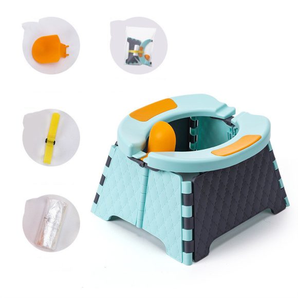 Baby Potty Training Seat Kids Toddler Outdoor Portable Folding Toilet Urinal Pot - Image 5