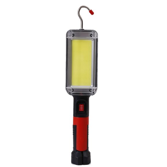 Portable Flashlight With Magnet Hook Camping Lamp USB COB Rechargeable 18650 Flashlight - Image 5