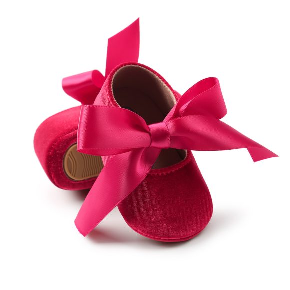 Ribbon Spring And Autumn Baby Princess Shoes Baby Shoes Soft-soled Toddler Shoes Baby Shoes - Image 2