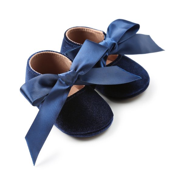 Ribbon Spring And Autumn Baby Princess Shoes Baby Shoes Soft-soled Toddler Shoes Baby Shoes - Image 3