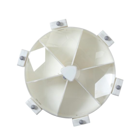 Wall-Mounted Grain Dispenser Compartments Dry Food Dispenser Rotating Cereal For Kitchen Gadget - Image 2