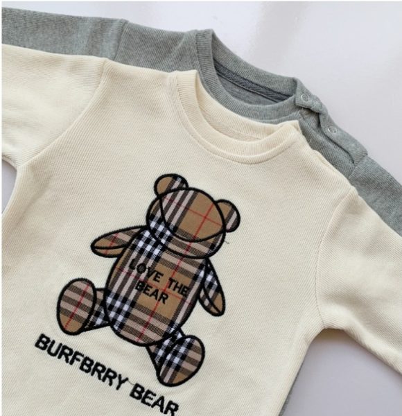 Baby Onesies Boys Baby Rompers Trendy Fans Infant Children'S Wear Girls' Rompers Plaid Children'S Jumpsuits Bears - Image 3