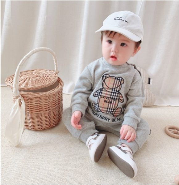 Baby Onesies Boys Baby Rompers Trendy Fans Infant Children'S Wear Girls' Rompers Plaid Children'S Jumpsuits Bears - Image 6